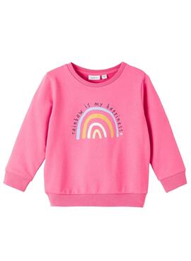 Sudadera Name It Larainbow Rosa Para Mujer