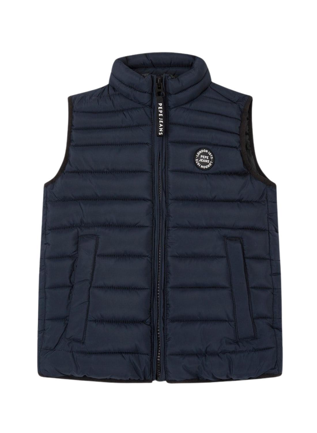 Chaleco Acolchado Pepe Jeans Para Niños - Con Cremallera - Bolsillos - Material Sostenible
