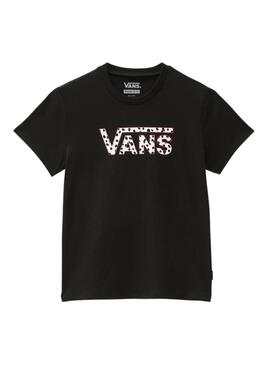 Camiseta Vans Dalmation Negra Para Niña y Niño
