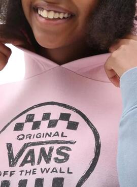 Sudadera Vans Sunset Degradado Rosa Para Niña