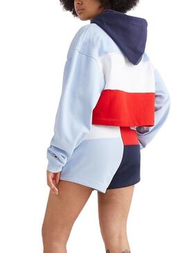 Sudadera Tommy Jeans Archive Cropped Multicolor