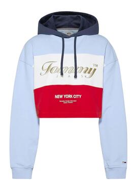 Sudadera Tommy Jeans Archive Cropped Multicolor