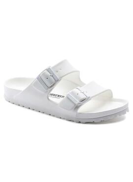 Sandalias Birkenstock Arizona EVA Balnco Mujee