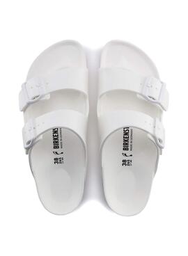 Sandalias Birkenstock Arizona EVA Balnco Mujee