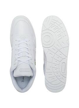 Zapatillas Lacoste Piel Blanca Para Hombre