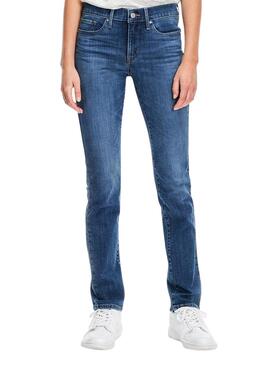 Pantalón Vaquero Levis 312 Shaping Slim Azul Mujer