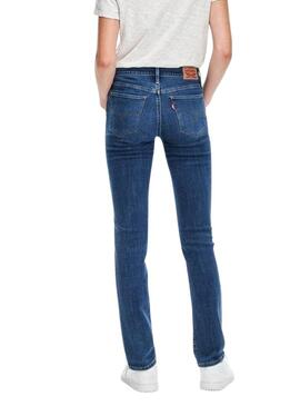 Pantalón Vaquero Levis 312 Shaping Slim Azul Mujer