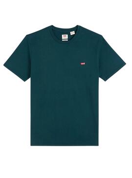 Camiseta Levis Original Verde Oscuro Para Hombre