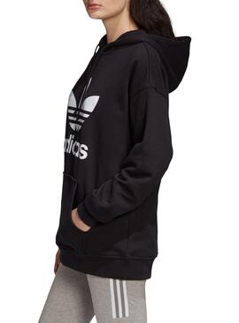 Sudadera Adidas TRF Hoodie Negro Para Mujer