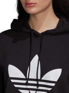 Sudadera Adidas TRF Hoodie Negro Para Mujer