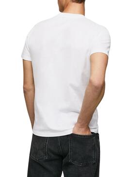Camiseta Pepe Jeans Totem Blanca Para Hombre