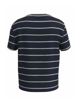 Camiseta Pepe Jeans Troy Rayas Marino Hombre