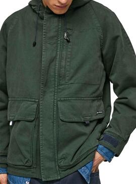 Chaqueta Pepe Jeans Joshua Verde Para Hombre