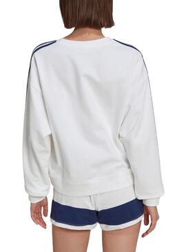 Sudadera Adidas Graphic Blanca Para Mujer