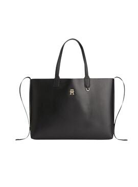 Bolso Tommy Hilfiger Tote Iconic Negro Para Mujer