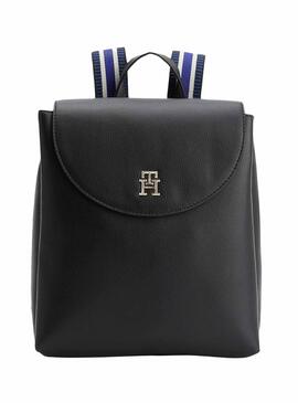Mochila Tommy Hilfiger Life Negra Para Mujer