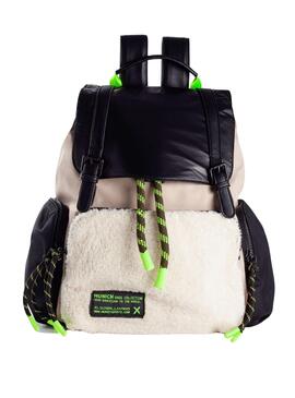Mochila Munich Deep Backpack Crema Para Mujer