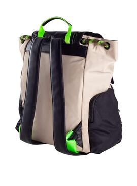 Mochila Munich Deep Backpack Crema Para Mujer