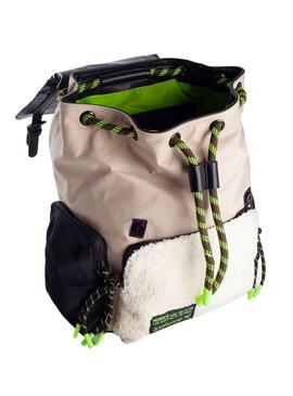 Mochila Munich Deep Backpack Crema Para Mujer