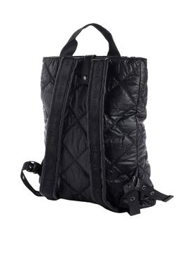 Mochila Munich Cover Backpack Negra Para Mujer