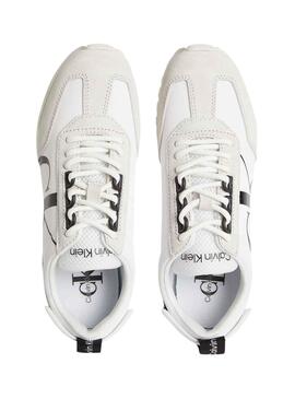 Zapatillas Calvin Klein New Retro Run Blancas
