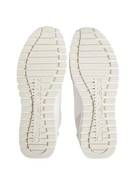 Zapatillas Calvin Klein New Retro Run Blancas