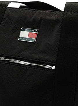 Bolso Tommy Jeans Festival Tote Negro para Mujer