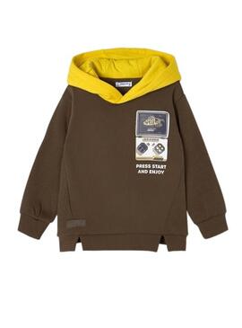 Sudadera Mayoral Play Marrón Para Niño