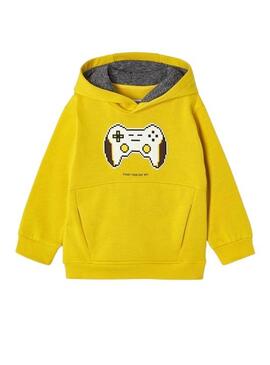 Sudadera Mayoral Aplique Amarillo Para Niño