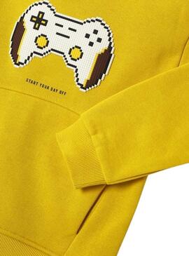 Sudadera Mayoral Aplique Amarillo Para Niño