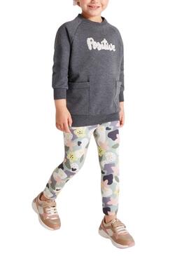 Conjunto Mayoral Sudadera Leggings Gris Para Niña