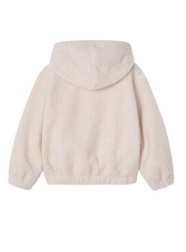 Sudadera Mayoral Con Borreguito Beige Para Niña