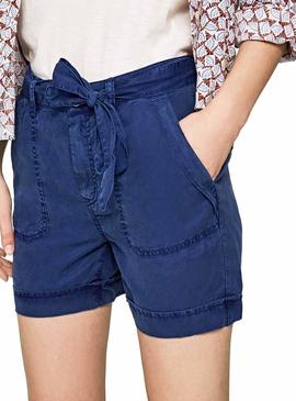 Bermuda Pepe Jeans Nomad Azul Mujer