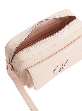 Bolso Calvin Klein Re-Lock Camera Bag Rosa Mujer