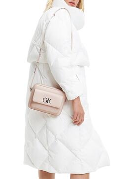 Bolso Calvin Klein Re-Lock Camera Bag Rosa Mujer