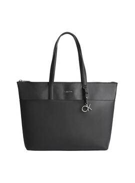 Bolso Calvin Klein Must Shopper Negro Para Mujer