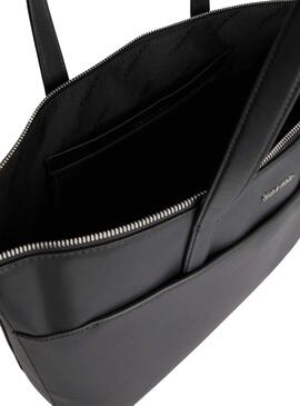 Bolso Calvin Klein Must Shopper Negro Para Mujer