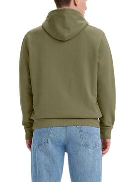 Sudadera Levis Graphic Hoodie Verde Hombre