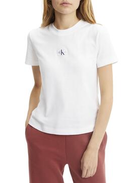 Camiseta Calvin Klein Jeans Badge Seaming Mujer