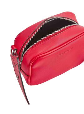 Bolso Calvin Klein Jeans Sculpted Rojo Para Mujer