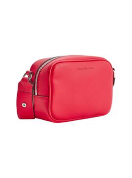 Bolso Calvin Klein Jeans Sculpted Rojo Para Mujer