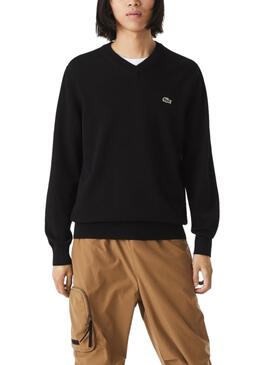 Jersey Lacoste Basic Negro para Hombre