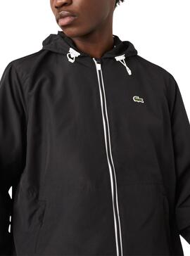 Chaqueta Lacoste Bomber Negra Para Hombre