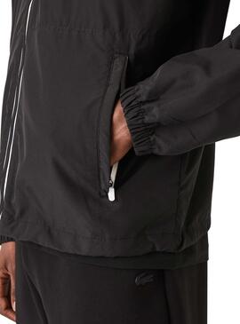 Chaqueta Lacoste Bomber Negra Para Hombre