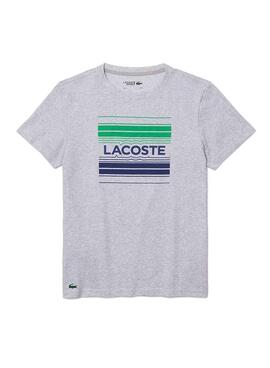 Camiseta Lacoste TH0851 Gris para Hombre