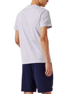 Camiseta Lacoste TH0851 Gris para Hombre