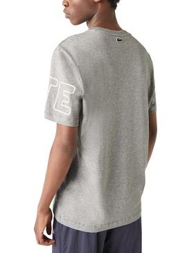 Camiseta Lacoste Heritage Gris Hombre