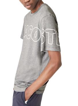 Camiseta Lacoste Heritage Gris Hombre