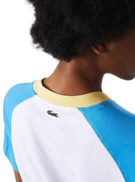 Camiseta Lacoste TH2743 Blanca para Hombre