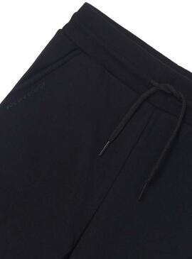 Pantalón Mayoral Básico Felpa Negro Para Niño